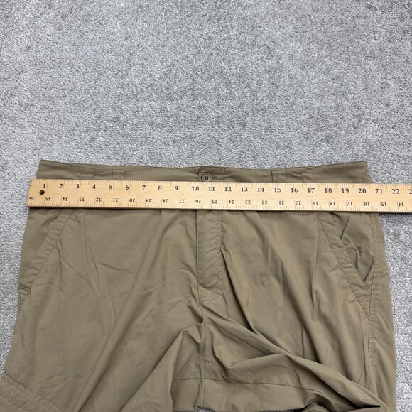 Royal Robbins Cargo Outdoor Pants Mens 40x30 Tan Brown Straight Leg Nylon Hike - Picture 13 of 16